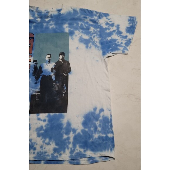 Boyz N The Hood Tie Dye Shirt Large Blue White RN 155105 NWOt - Picture 6 of 11